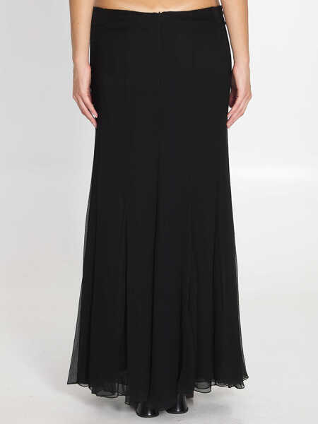 Fuste Chloe Flowy Maxi Skirt BLACK Femei (BM 19478573) 4