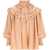 Chloe Oversized Shirt With Ruffles BEIGE