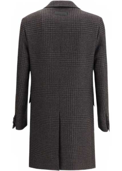 Paltoane ZEGNA Prince of Wales wool Coat NR Barbati (BM 19478621) 2