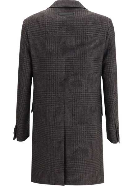Paltoane ZEGNA Prince of Wales wool Coat NR Barbati (BM 19478621) 3