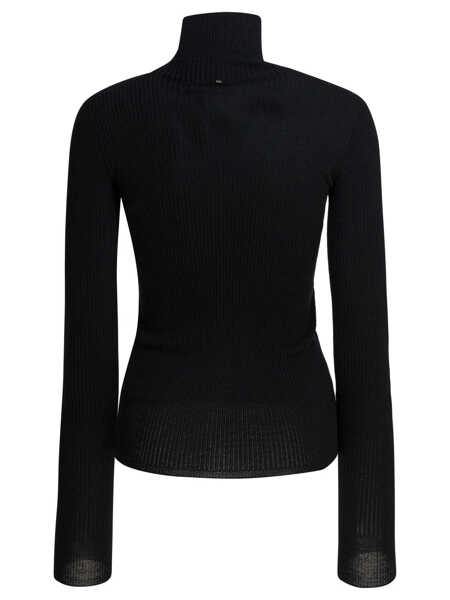 Pulovere casual Max Mara Virgin wool turtleneck Black Femei (BM 19480287) 2