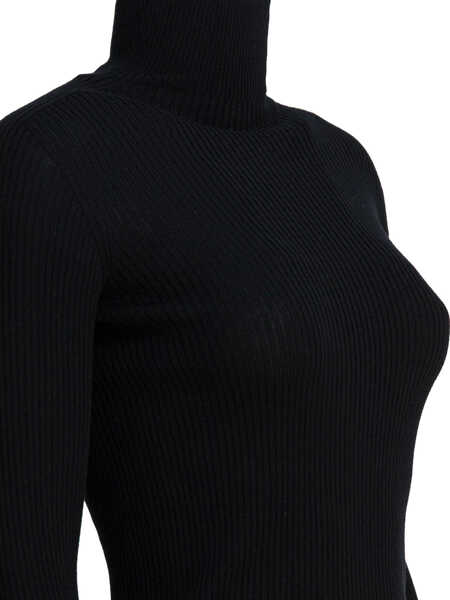 Pulovere casual Max Mara Virgin wool turtleneck Black Femei (BM 19480287) 4
