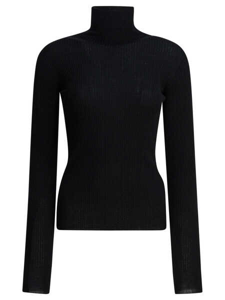 Pulovere casual Max Mara Virgin wool turtleneck Black Femei (BM 19480287) 1