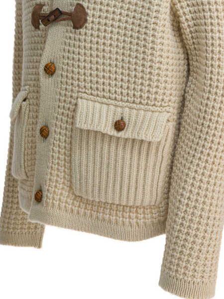 Cardigane RAKKI Ordinary Man wool cardigan Beige Barbati (BM 19480314) 4