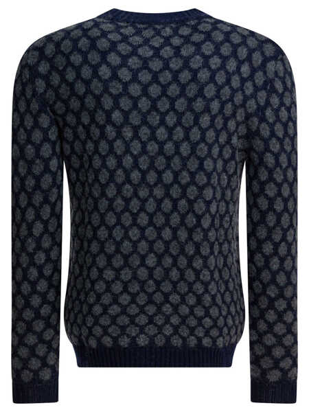 Pulovere RAKKI Paul crewneck sweater Blue Barbati (BM 19480317) 2