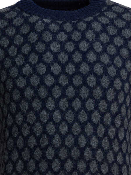 Pulovere RAKKI Paul crewneck sweater Blue Barbati (BM 19480317) 3