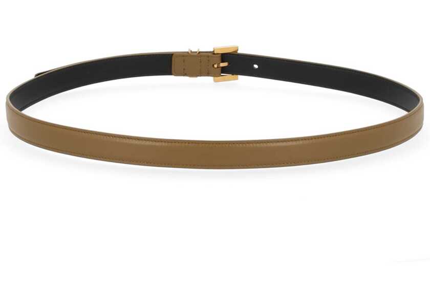 Curele Saint Laurent Thin Cassandras Belt GREEN Femei (BM 19482920) 3