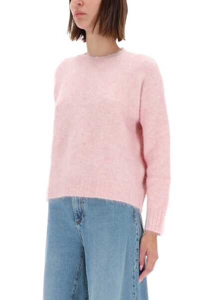 Pulovere AMISH Wool Blend Sweater PINK Femei (BM 19482935) 4