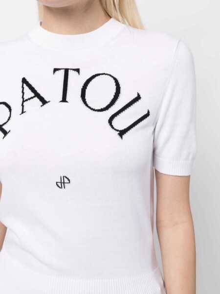 Tricouri Patou T-Shirt With Logo Writing WHITE Femei (BM 19482938) 5