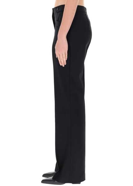 Pantaloni casual Hugo Boss Striped Bootcut Pants BLACK Femei (BM 19482956) 4