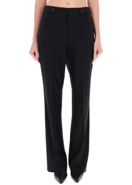 Pantaloni casual Hugo Boss Striped Bootcut Pants BLACK Femei (BM 19482956) 1