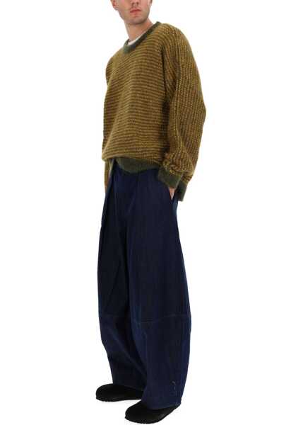 Pulovere YMC Black Palm Sweater GREEN Barbati (BM 19482959) 2