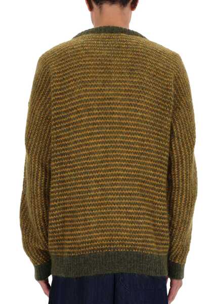 Pulovere YMC Black Palm Sweater GREEN Barbati (BM 19482959) 3