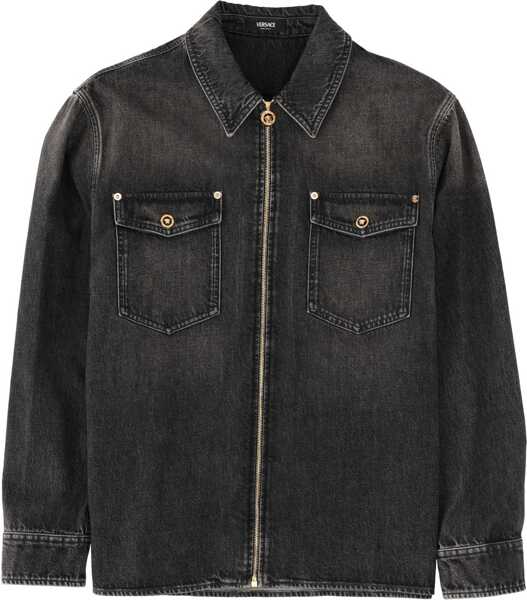 Sacouri office Versace Denim Jacket BLACK Barbati (BM 19482980) 1