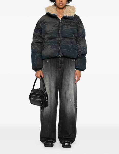 Paltoane Diesel W-Aves-Fur Coat GREY Femei (BM 19483052) 2