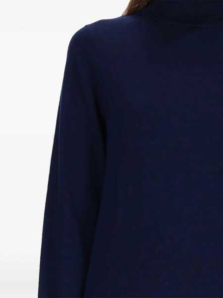 Pulovere casual Paul Smith Turtleneck Shirt BLUE Femei (BM 19483061) 2