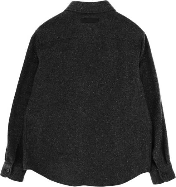 Camasi casual ZEGNA Cashmere And Silk Overshirt GREY Barbati (BM 19483079) 2