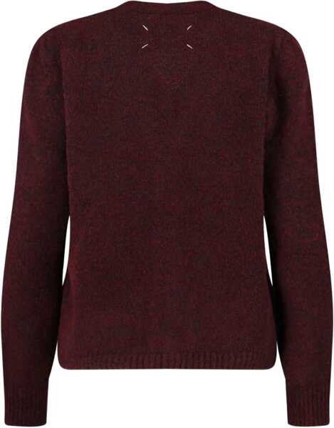 Cardigane Maison Margiela Wool Cardigan BORDEAUX Femei (BM 19483100) 2