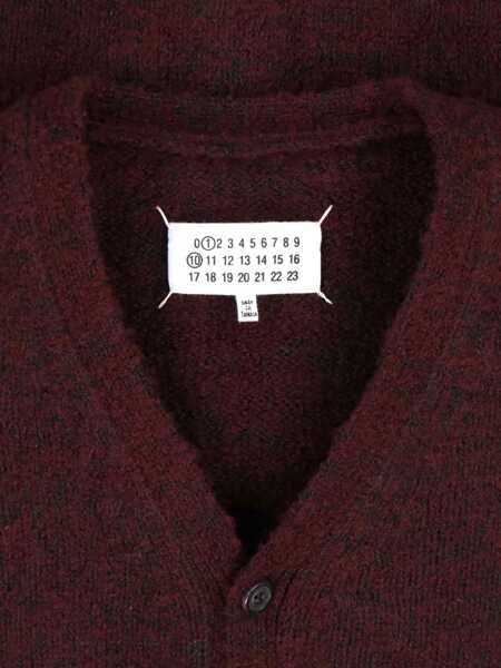 Cardigane Maison Margiela Wool Cardigan BORDEAUX Femei (BM 19483100) 3