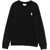 MAISON KITSUN&Eacute; "Lady Fox" Sweatshirt BLACK