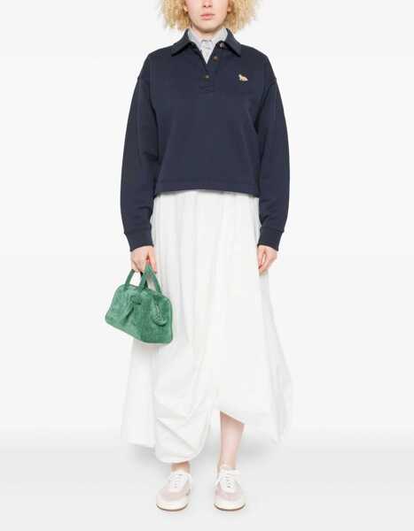 Bluze de trening MAISON KITSUN Sweatshirt Fox BLUE Femei (BM 19483130) 2