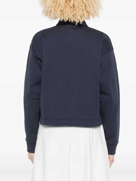 Bluze de trening MAISON KITSUN Sweatshirt Fox BLUE Femei (BM 19483130) 4