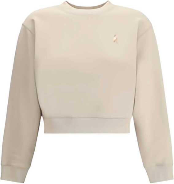 Bluze de trening MAISON KITSUN Cropped Fox Sweatshirt BEIGE Femei (BM 19483133) 2