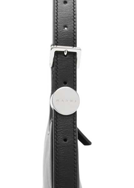 Genti de umar Marni Leather Shoulder Bag BLACK Femei (BM 19483136) 4