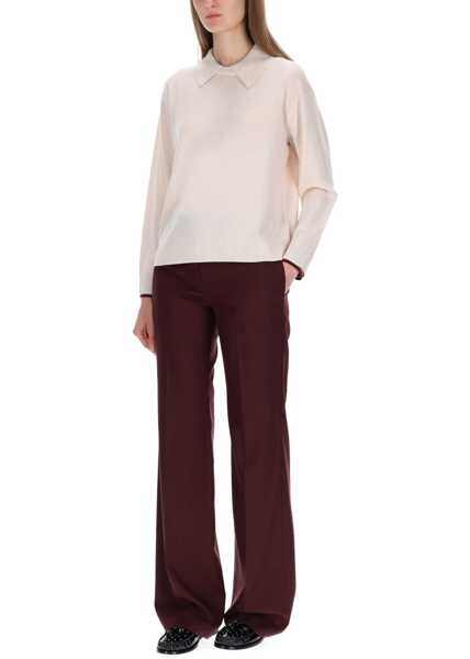 Pulovere Paul Smith Knitted Collar Sweater BEIGE Femei (BM 19483148) 2