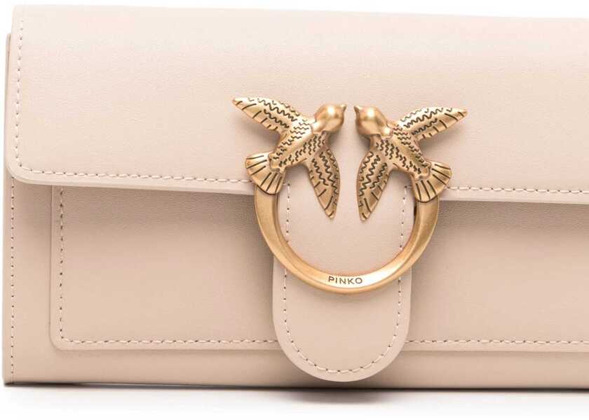 Portofele Pinko Love Bag Simply Wallet BEIGE Femei (BM 19483178) 4