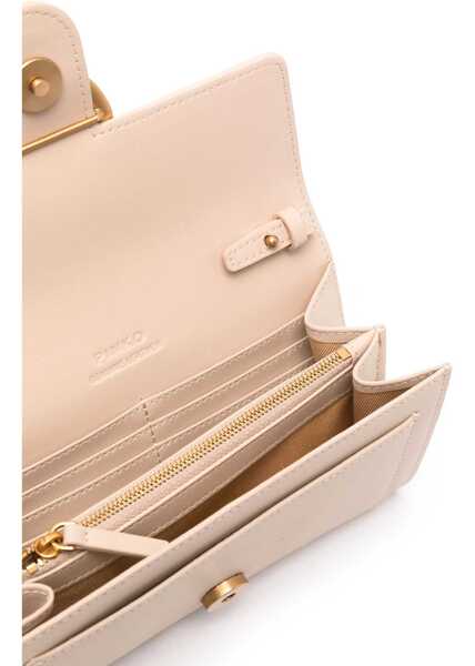 Portofele Pinko Love Bag Simply Wallet BEIGE Femei (BM 19483178) 5