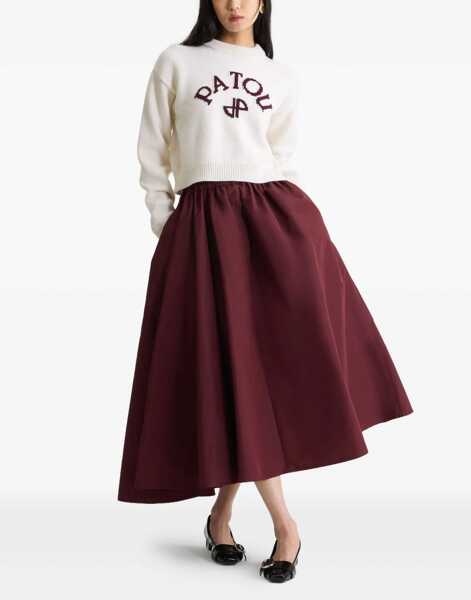 Bluze de trening Patou Jersey With Logo And Monogram Jp WHITE Femei (BM 19483202) 2