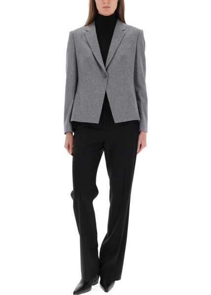 Sacouri Hugo Boss Flannel Blazer GREY Femei (BM 19483220) 2