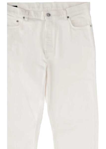 Blugi drepti ZEGNA Cotton Denim Jeans WHITE Barbati (BM 19483259) 2