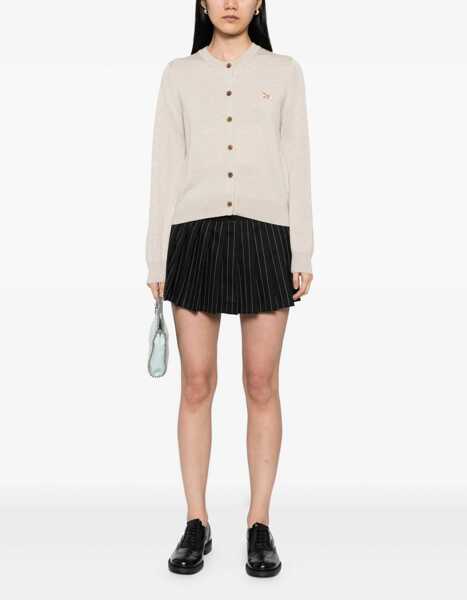 Cardigane MAISON KITSUN Baby Fox Cardigan BEIGE Femei (BM 19483262) 2