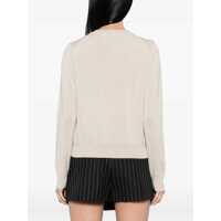 Pulovere MAISON KITSUN&Eacute; Dama - Cardigane MAISON KITSUN Baby Fox Cardigan BEIGE Femei (BM 19483262) - B-mall.ro