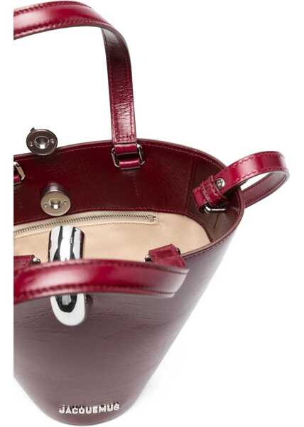 Genti de mana JACQUEMUS Le Petit Bambola Bag BORDEAUX Femei (BM 19483268) 5