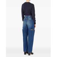 Blugi skinny Dama pagina 2 - Blugi skinny Maison Margiela Cropped Jeans With Frayed Hem BLUE Femei (BM 19483367) - B-mall.ro