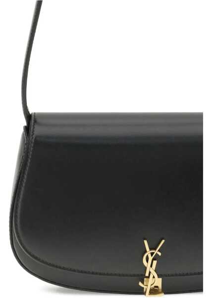 Genti de umar Saint Laurent Leather Voltaire Bag BLACK Femei (BM 19483475) 5
