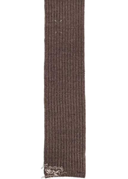 Esarfe Maison Margiela Wool Scarf BROWN Barbati (BM 19483481) 2