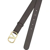 Curele Dama - Curele Valentino Garavani VLogo leather belt Brown Femei (BM 19483749) - B-mall.ro