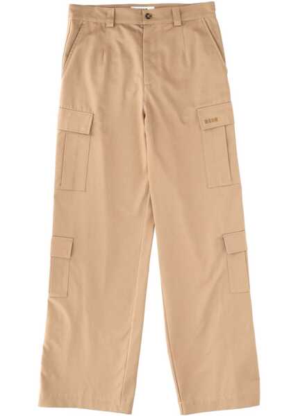 Pantaloni casual MSGM Cargo Pants BEIGE Barbati (BM 19484651) 1