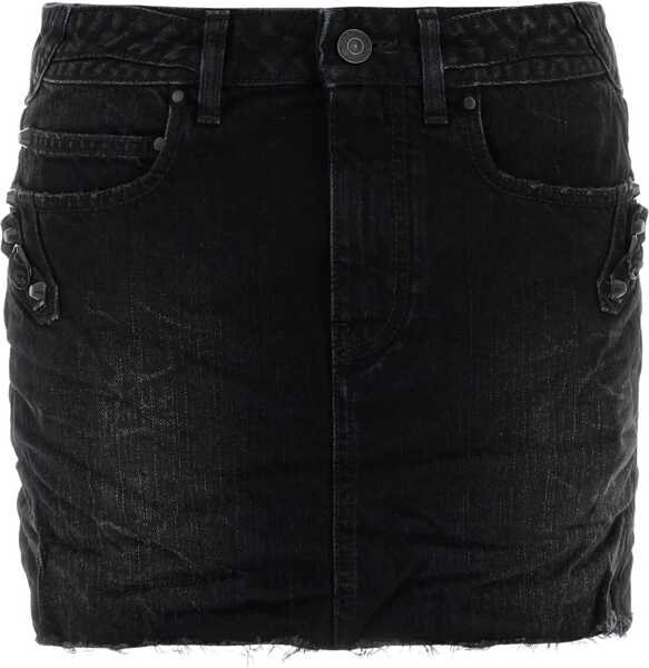 Fuste casual Balenciaga Miniskirt City BLACK Femei (BM 19484672) 1