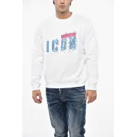 Bluze de trening Icon Fleeced Cotton Crew-Neck Sweatshirt With Embossed Logo Barbati