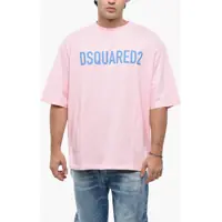 Tricouri Solid Color Crew-Neck T-Shirt With Logo Barbati