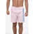 DSQUARED2 Nylon Swimshorts With Printed Logo Pink