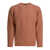 Beams Plus "Shaggy Bernard" crewneck sweater Orange