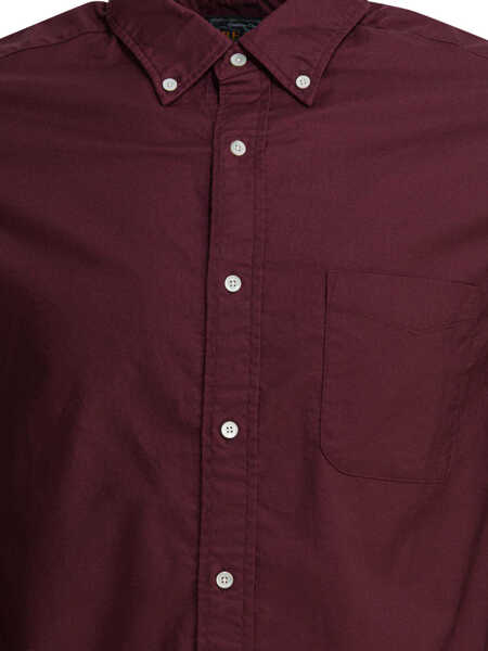 Camasi casual Beams Plus BD Color Oxford shirt Bordeaux Barbati (BM 19484883) 3