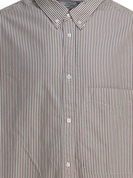 Camasi casual Beams Plus Lisa Oxford SN shirt Brown Barbati (BM 19484904) 3