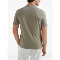 Tricouri Brunello Cucinelli pentru Barbati - Tricouri Brunello Cucinelli T-shirt with logo Green Barbati (BM 19485027) - B-mall.ro